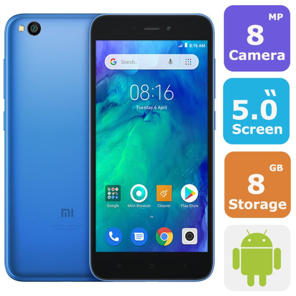 Xiaomi Redmi Go Dual Sim Smartphone(Android,5.0 Inch, 4G+WiFi,8GB+1GB)