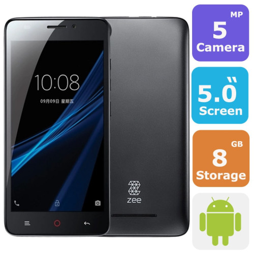 Zee Z10 4G LTE Dual Sim Smartphone (Android 6.0 ,5.0 Inch,8GB+1GB,4G+WiFi)