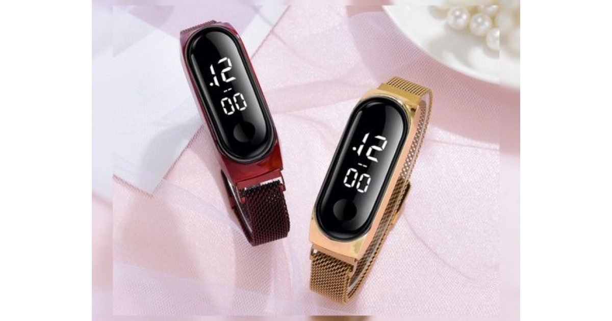 4 PCs Digital Magnet Strap Watches price in uae, review and buy in UAE, Dubai, Abu Dhabi |aimsouq.com