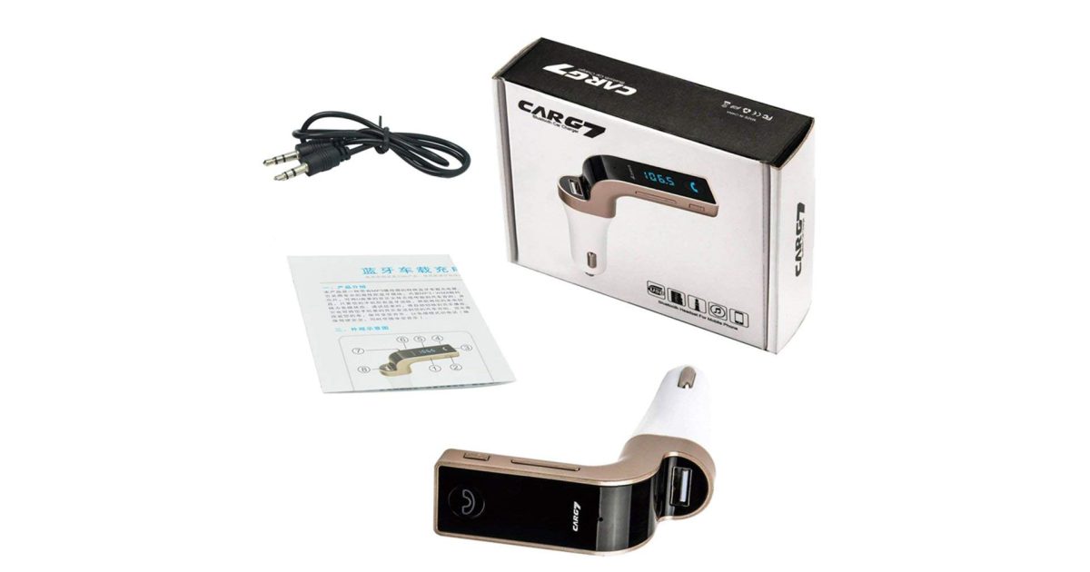 Carg7 Universal Car MP3 FM Transmitter Modulator Wireless Bluetooth compatible with smart mobile phone,price, review and buy in UAE, Dubai, Abu Dhabi |aimsouq.com