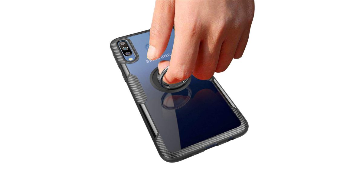 Compatible Cover Case for Samsung Galaxy M20 Case, Slim Transparent Shockproof Scratch Cover with finger Ring Holder, for Magnetic Car Mount,Cover cases price, review and buy in UAE, Dubai, Abu Dhabi |aimsouq.com