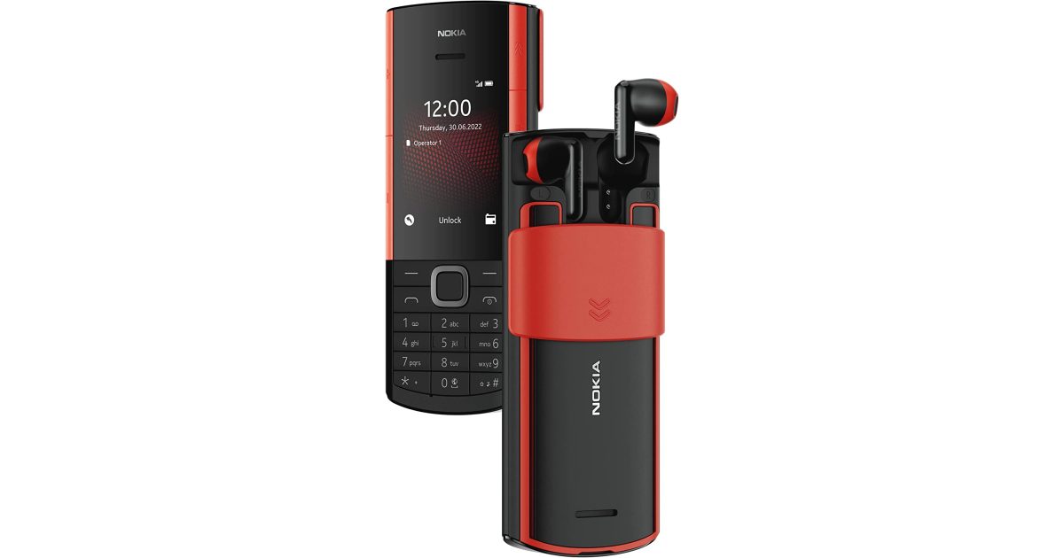Nokia 5710 Xpress Audio Feature Phone with built-in wireless earbuds, 4G Connectivity price, review and buy in UAE, Dubai, Abu Dhabi,Sharjah,Ajman | aimsouq.com