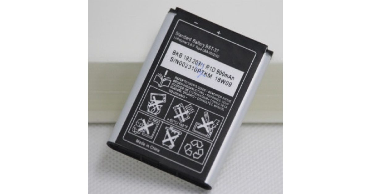 Battery For Sony Ericsson Phones BST-37,standard battery price, review and buy in UAE, Dubai, Abu Dhabi |aimsouq.com