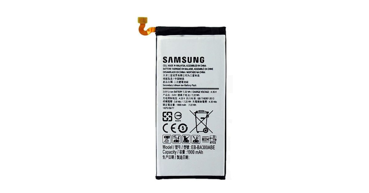 Samsung EB-BA300ABE Replacement Battery For Samsung Galaxy A3 1900 mAh White Battery price, review and buy in UAE, Dubai, Abu Dhabi |aimsouq.com