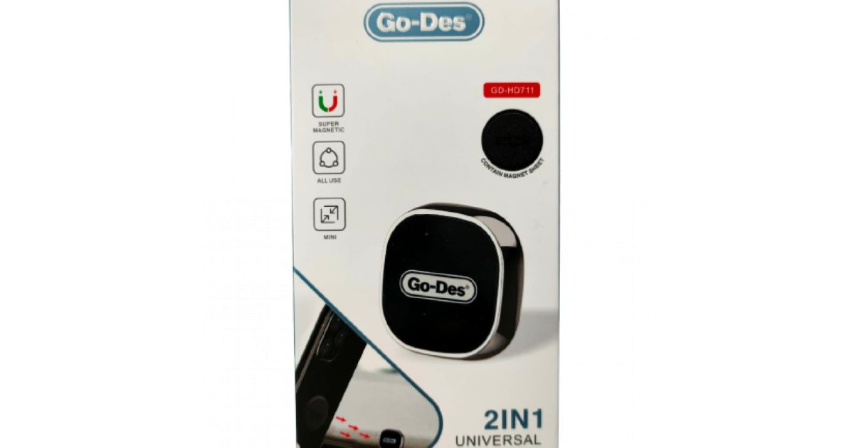 GO-DES 2 in 1 Magnetic Car Phone Holder GD-HD711 price, review and buy in UAE, Dubai, Abu Dhabi |aimsouq.com