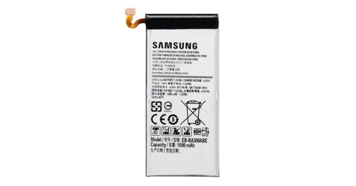 Samsung EB-BA300ABE Replacement Battery For Samsung Galaxy A3 1900 mAh White Battery price, review and buy in UAE, Dubai, Abu Dhabi |aimsouq.com