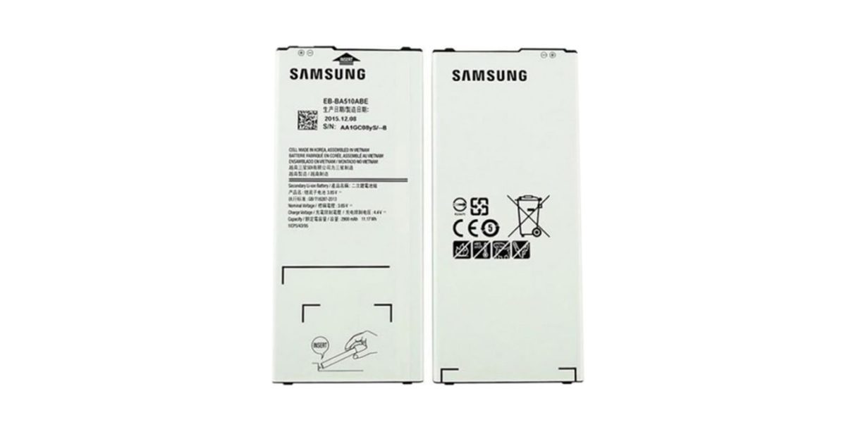  Samsung EB-BA510ABE Replacement Battery For Samsung Galaxy A510 (2016) 2900 mAh White Battery price, review and buy in UAE, Dubai, Abu Dhabi |aimsouq.com