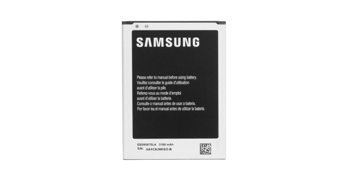 Samsung EB595675LA Replacement Internal Battery For Samsung Galaxy Note II N7100 3100 mAh Black/Silver price, review and buy in UAE, Dubai, Abu Dhabi |aimsouq.com