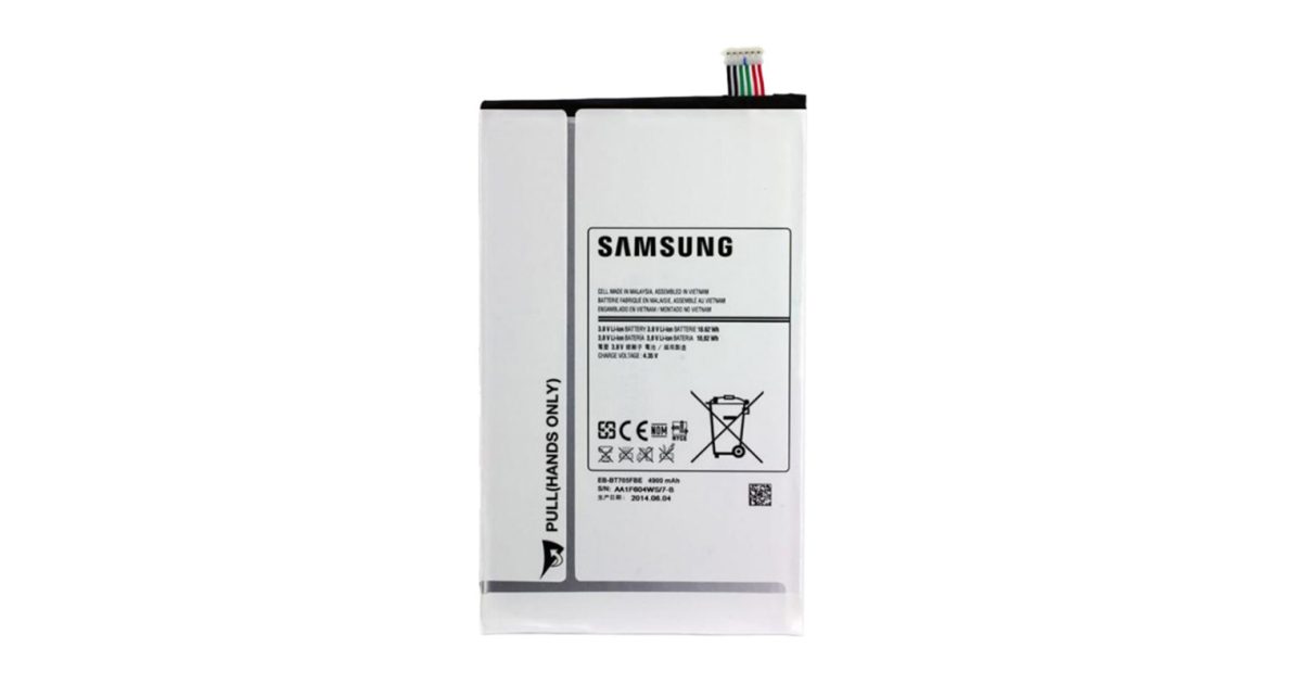 Samsung EB-BT705FBE Replacement Battery For Samsung Galaxy Tab 3 8.4 4900 mAh White Battery price, review and buy in UAE, Dubai, Abu Dhabi |aimsouq.com