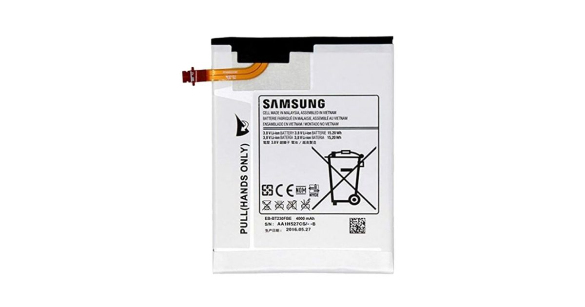Samsung EB-BT230FBE Replacement Battery For Samsung Galaxy Tab 4 7.0 T230 4000 mAh White Battery price, review and buy in UAE, Dubai, Abu Dhabi |aimsouq.com