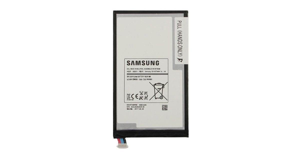 Samsung EB-BT330FBE Replacement Battery For Samsung Galaxy Tab 4 8.0 T331 4450 mAh White Battery price, review and buy in UAE, Dubai, Abu Dhabi |aimsouq.com