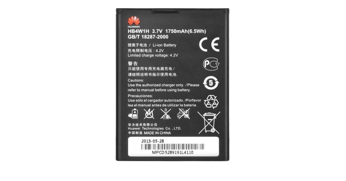 Battery For Huawei ASCEND G510 U8951 C8813 G510 Y210 U8685D HB4W1H 1750mAh standard battery price, review and buy in UAE, Dubai, Abu Dhabi |aimsouq.com