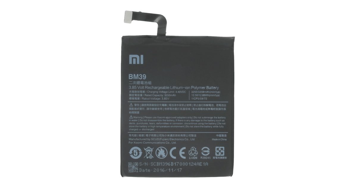 Xiaomi Mi 6 Battery BM39 price, review and buy in UAE, Dubai, Abu Dhabi |aimsouq.com