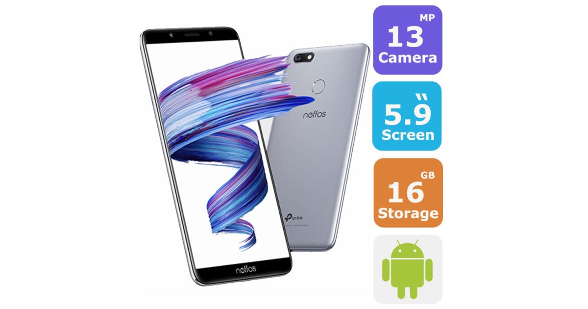 TP-LINK Neffos C9 Dual Sim Fingerprint Smartphone(Android OS,5.99 Inch, 4G+WiFi,16GB+2GB) price, review and buy in UAE, Dubai, Abu Dhabi |aimsouq.com