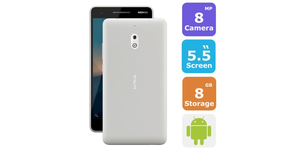 Nokia 2.1 Dual Sim Smartphone(Android 8.1,5.5 Inch, 4G+WiFi,8GB+1GB) 1 year Warranty price, review and buy in UAE, Dubai, Abu Dhabi |aimsouq.com
