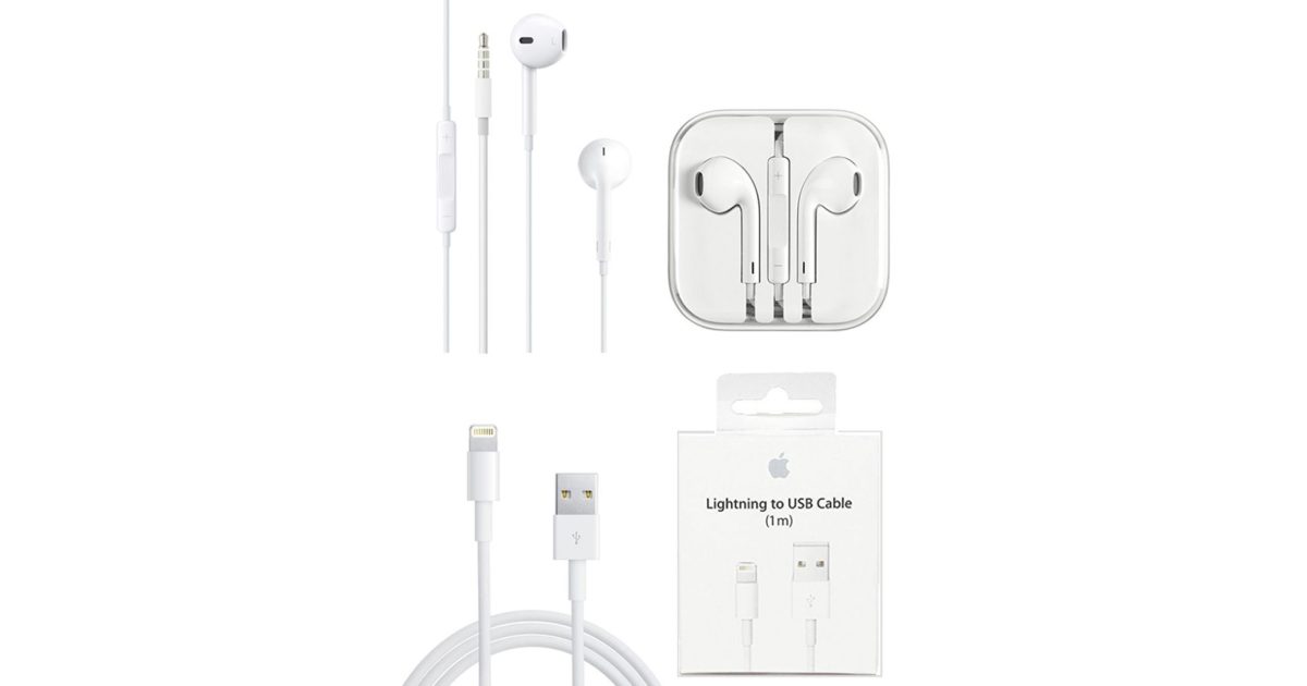Iphone,Apple In-Ear Handsfree And Lightning Cable For Apple iPhone White price, review and buy in UAE, Dubai, Abu Dhabi |aimsouq.com