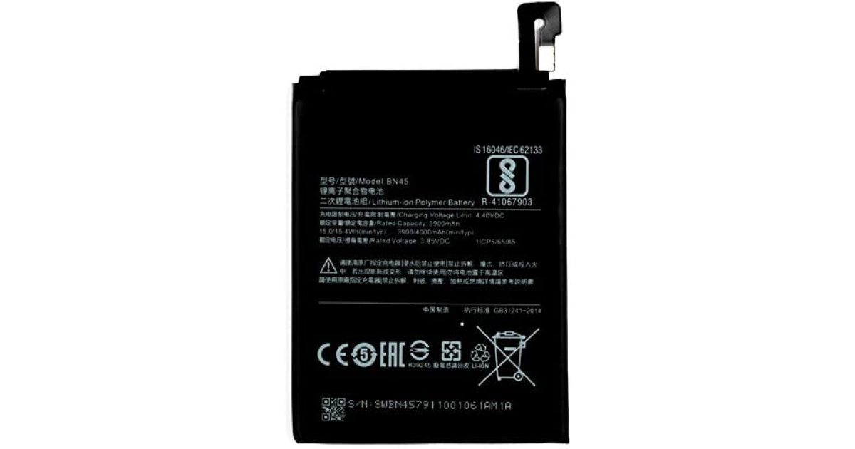 Original Replacement Battery BN45 For Xiaomi Mi note2 Redmi Note 5 Note5 4000mAh  price, review and buy in UAE, Dubai, Abu Dhabi |aimsouq.com