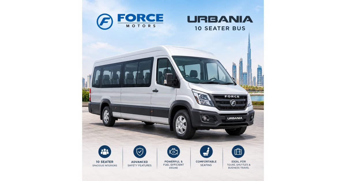 Force Urbania 10 Seater Bus Price in UAE | Aimsouq.com