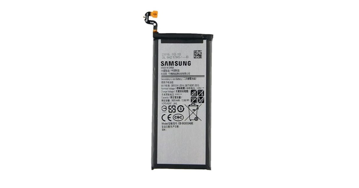 Samsung EB-BG935ABE Replacement Battery For Samsung Galaxy S7 Edge 3600 mAh Black Battery price, review and buy in UAE, Dubai, Abu Dhabi |aimsouq.com