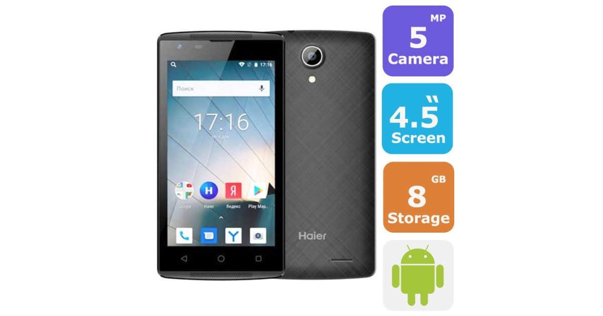 Haier Alpha A1 Dual Sim Cheapest Android Smartphones price in UAE, Dubai, Abu Dhabi,Sharjah
