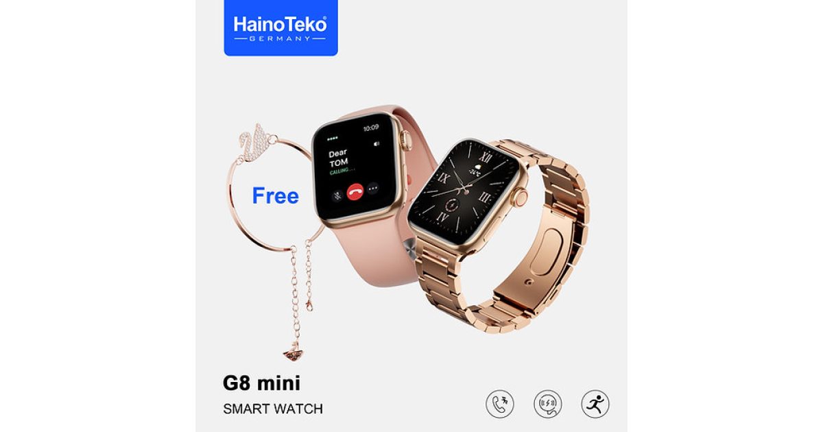 HainoTeko G8 Mini Rosegold Edition Smart Watch price in uae, review and buy, Dubai, Abu Dhabi |aimsouq.com