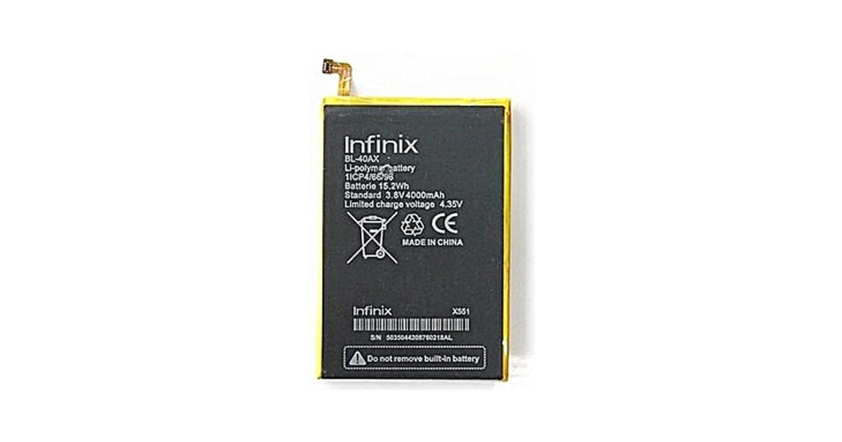Infinix Hot Note X551-BL-40AX - Battery - Black price, review and buy in UAE, Dubai, Abu Dhabi |aimsouq.com