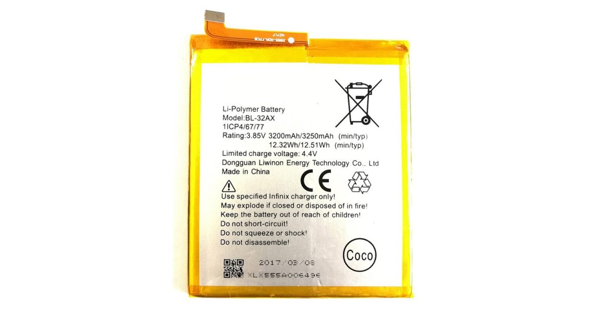 Battery For Infinix Hot Note X555-BL-32AX - Battery price, review and buy in UAE, Dubai, Abu Dhabi |aimsouq.com