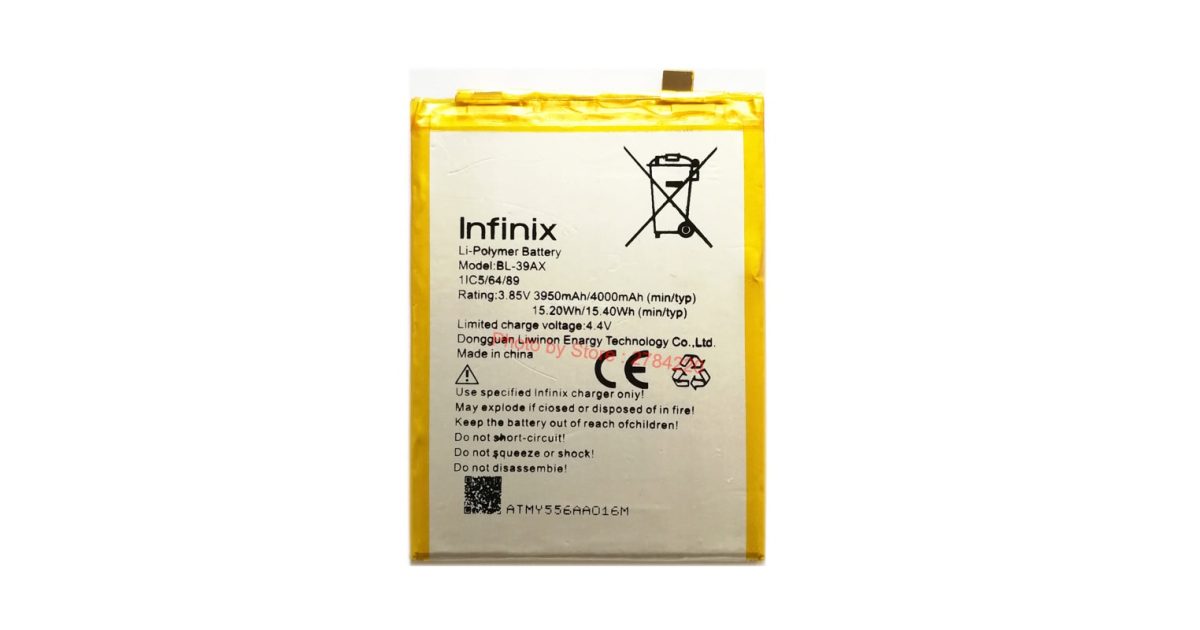 Replacement Battery For Infinix Hot 4 X557 BL-39AX Cell Phone Batteries price, review and buy in UAE, Dubai, Abu Dhabi |aimsouq.com