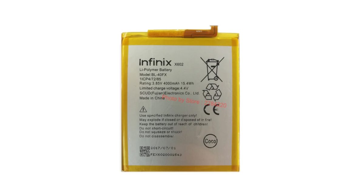 Battery For Infinix Zero 4 plus 4+ X602 X574 BL-40FX BL 40FX Cell Phone Batteries price, review and buy in UAE, Dubai, Abu Dhabi |aimsouq.com