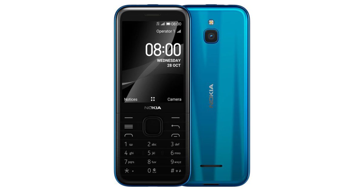 NOKIA 8000 4G DUAL SIM MOBILE PHONE price, review and buy in UAE, Dubai, Abu Dhabi |aimsouq.com