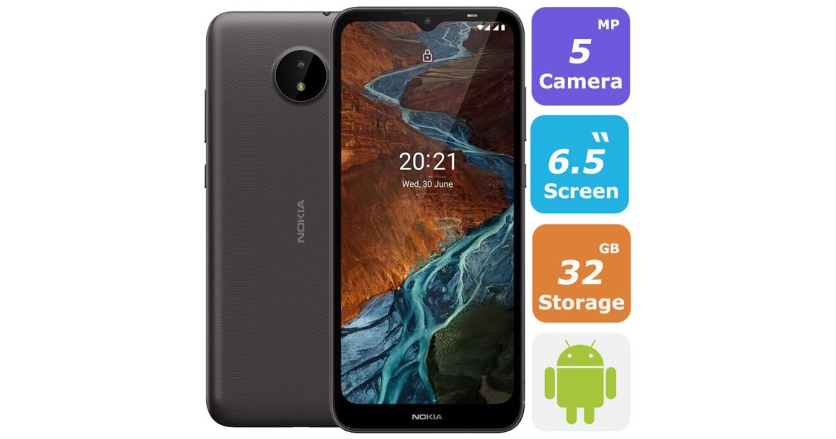 Nokia C10 Dual SIM Smartphone 1GB RAM 32GB 4G LTE price in UAE, Dubai, Abu Dhabi