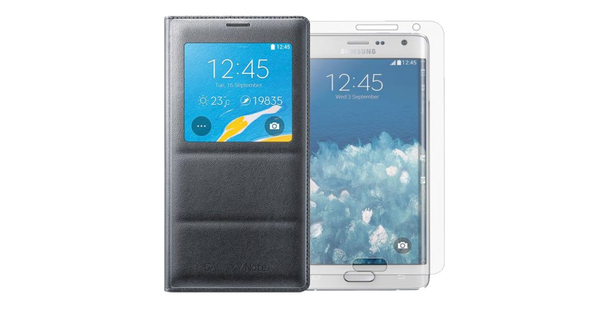 Flip Wallet Cover Case for Samsung Galaxy Note Edge, Tempered GLASS Ultra Clear LCD Screen Protector for Samsung Phone price, review and buy in UAE, Dubai, Abu Dhabi |aimsouq.com