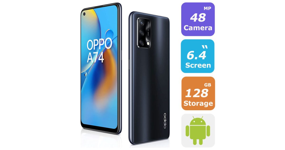 Oppo A74 Smartphone 6GB RAM, 128GB ROM, Dual SIM 4G LTE price in UAE, Dubai, Abu Dhabi