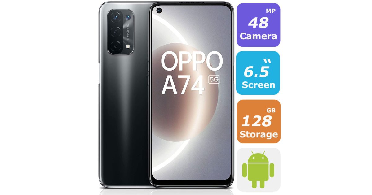 Oppo A74 Smartphone 6GB RAM, 128GB ROM, Dual SIM 5G price in UAE, Dubai, Abu Dhabi