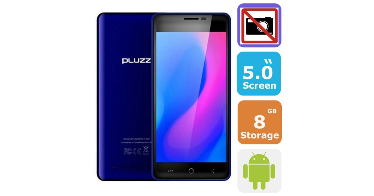 Pluzz PL5016 Without Camera Smartphone(Android OS,5.0 Inch, 3G+WiFi,8GB+1GB) - Non Camera  price, review and buy in UAE, Dubai, Abu Dhabi |aimsouq.com