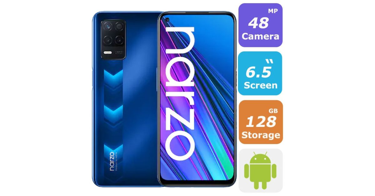 Realme Narzo 30 5G Smartphone Dual SIM 128GB 4GB RAM Price in UAE, Dubai, Abu Dhabi