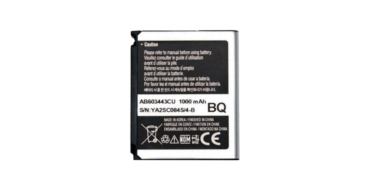  Samsung AB603443CU Replacement Battery For Samsung Star S5230 1000 mAh Black/Silver price, review and buy in UAE, Dubai, Abu Dhabi |aimsouq.com
