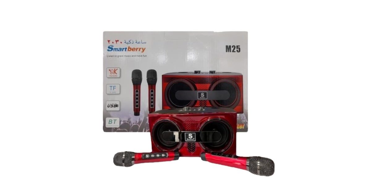Smartberry M25 Karaoke Bluetooth Speaker price in UAE | Aimsouq