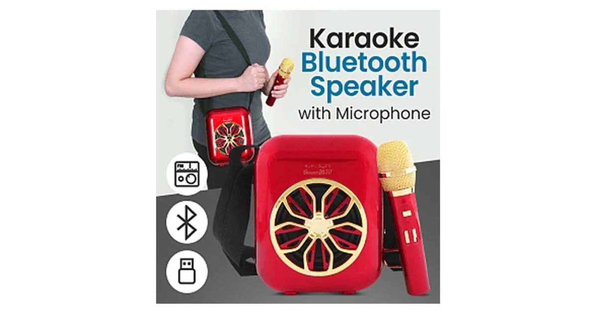 Smartberry M20 Karaoke Bluetooth Speaker price in UAE | Aimsouq