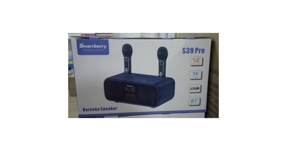 Smartberry S39 Pro Karaoke Bluetooth Speaker price in UAE | Aimsouq