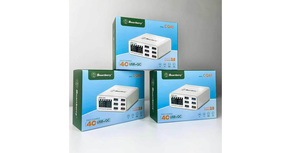 Smartberry Smart Charger CQ40 price, review and buy in UAE, Dubai, Abu Dhabi |aimsouq.com