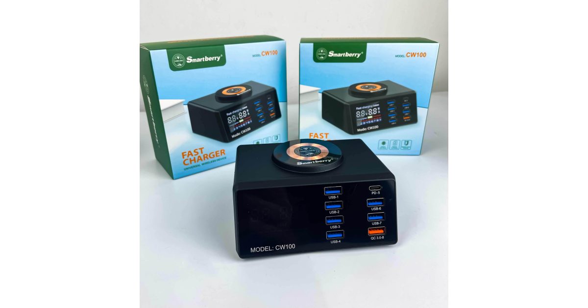 Smartberry Smart Charger CW100 price, review and buy in UAE, Dubai, Abu Dhabi |aimsouq.com