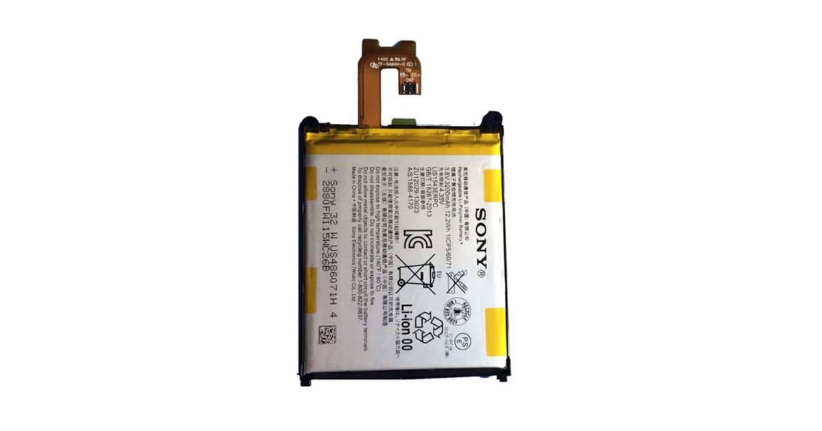 Sony Battery For Sony Xperia Z2 3200 mAh White price, review and buy in UAE, Dubai, Abu Dhabi |aimsouq.com