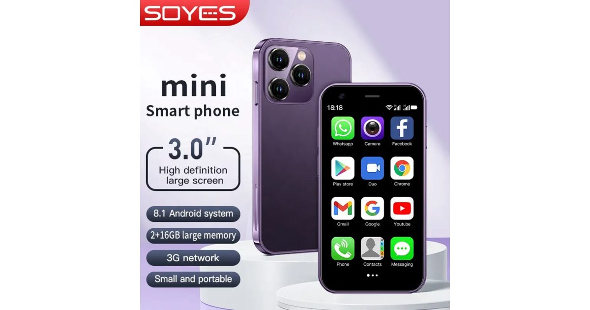 SOYES XS15 Mini Android Smartphone price in uae, review and buy in UAE, Dubai, Abu Dhabi,Sharjah,Ajman | aimsouq.com