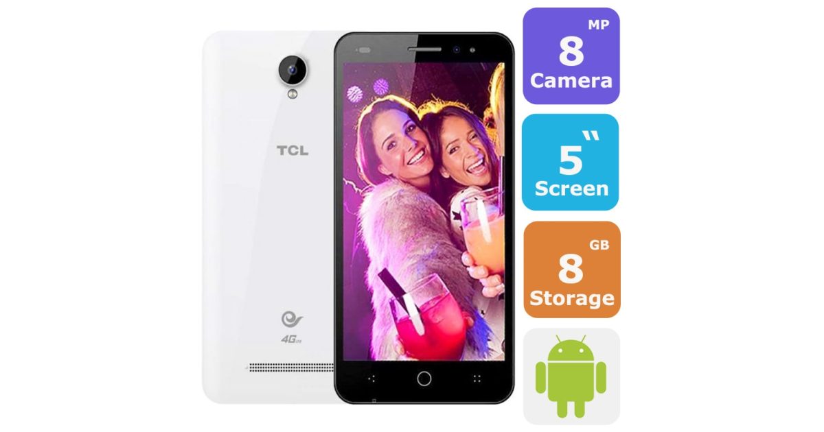 TCL P588L Smartphone (Android 5.1,5.0 Inch, 4G+WiFi,8GB+1GB) - Free Single Bluetooth Earphone - 1 Year Warranty price, review and buy in UAE, Dubai, Abu Dhabi |aimsouq.com