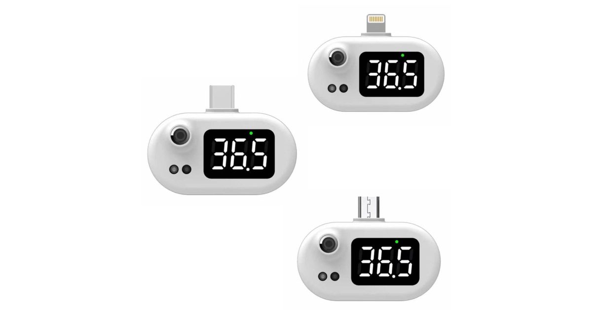 Iphone mobile phone thermometer,Type-c mobile phone thermometer,Android mobile phone thermometer price, review and buy in UAE, Dubai, Abu Dhabi