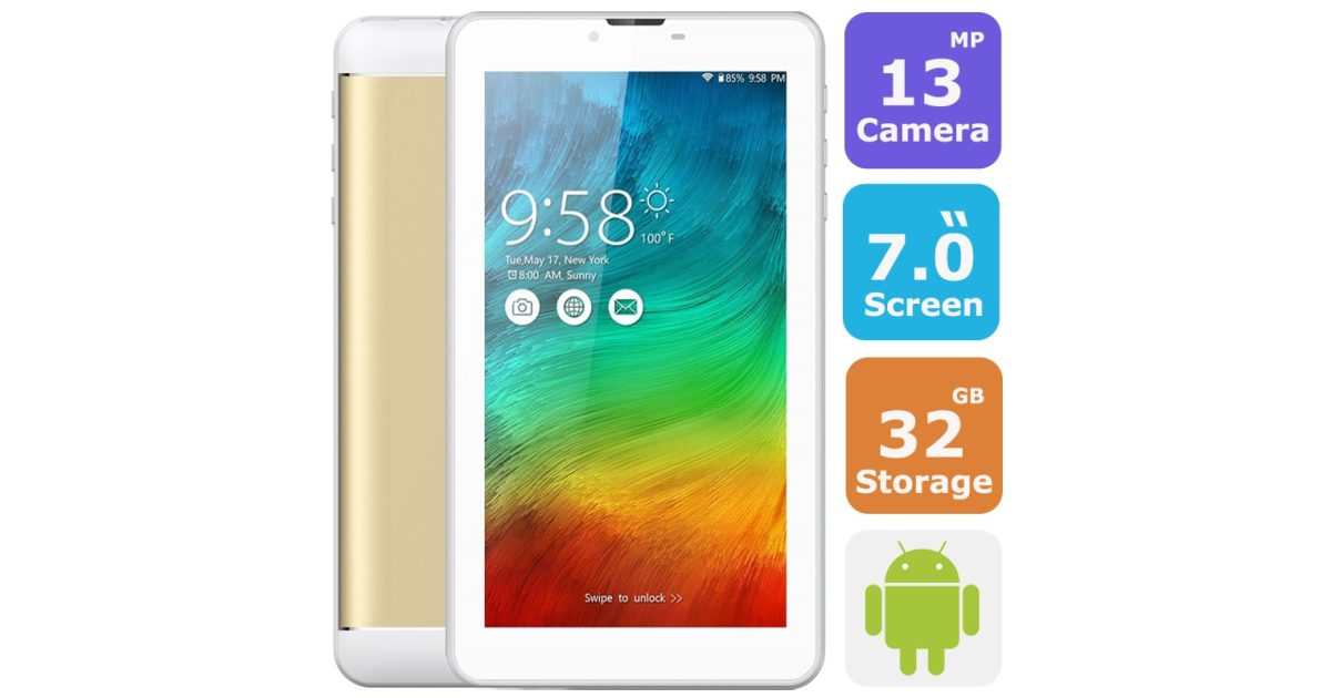 s-color u200  Dual Sim 7 Inch Tablets (Android 7.0,7 Inch, 4G+WiFi,32GB+3GB) 6 Months Warranty price, review and buy in UAE, Dubai, Abu Dhabi |aimsouq.com